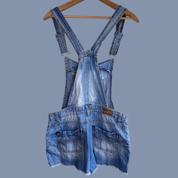 Vintage 90s Zanadi Jean Short Overalls - Picture 5 of 8